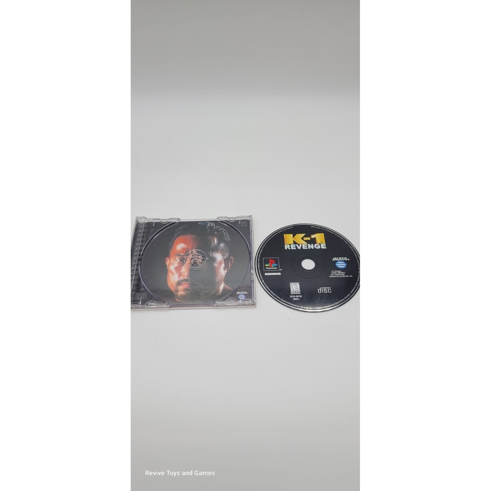 K-1 Revenge (Sony PlayStation 1, PS1, 1999) Game and Case Tested‎ and Working